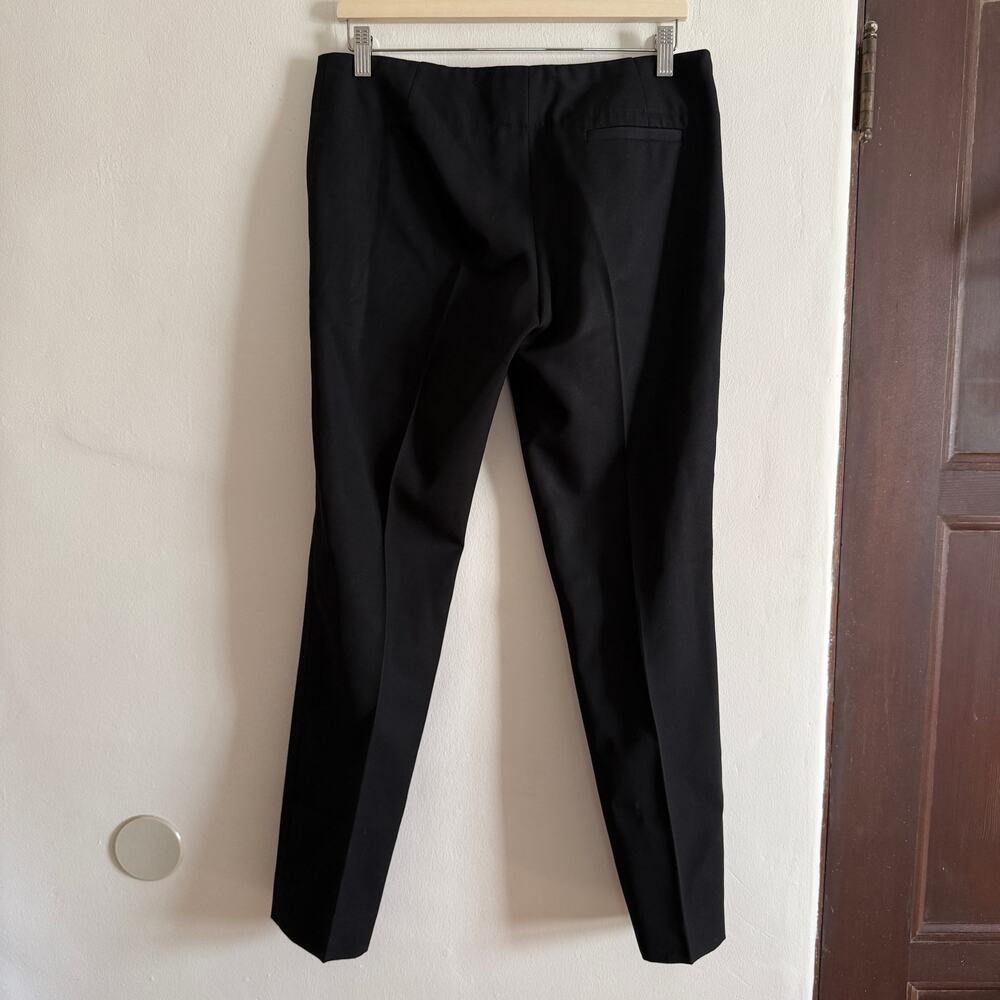 Vintage CHLOE Black Tapered Bandless Mid Rise Wool Trousers Phoebe Philo 8 40 - Picture 5 of 9